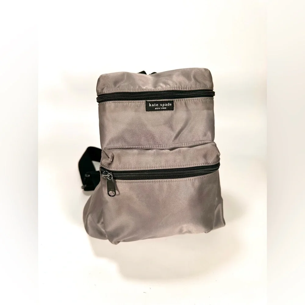 Kate Spade Mini Nylon Gray Backpack